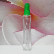Molded Bottle PE Sprayer 20 ml Clear Zip: GREEN