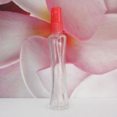Molded Bottle PE Sprayer 30 ml Clear New Zip: RED