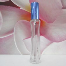 Molded Bottle Aluminium Sprayer 30 ml Clear New Zip: BLUE