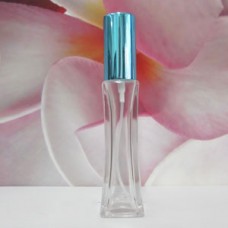 Molded Bottle Aluminium Sprayer 30 ml Clear Onkoi: TURQUOISE