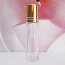 Roll-on Glass Bottle 10 ml Clear: GOLD