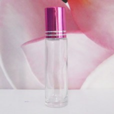 Roll-on Glass Bottle 10 ml Clear: PINK