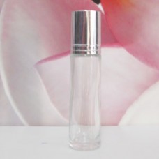 Roll-on Glass Bottle 10 ml Clear: SILVER