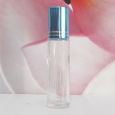 Roll-on Glass Bottle 10 ml Clear: TURQUOISE