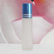 Roll-on Glass Bottle 10 ml Frosted: BLUE