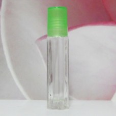 Roll-on Glass Bottle 4 ml For Face PE Cap: GREEN