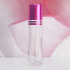 Roll-on Glass Bottle 8 ml Clear: PINK