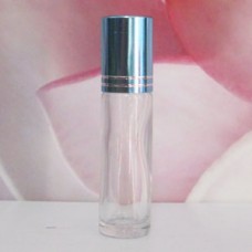 Roll-on Glass Bottle 8 ml Clear: TURQUOISE