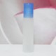 Roll-on Glass Bottle 8 ml Frosted PE Cap: BLUE