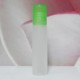 Roll-on Glass Bottle 8 ml Frosted PE Cap: GREEN