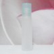 Roll-on Glass Bottle 8 ml Frosted PE Cap: TURQUOISE
