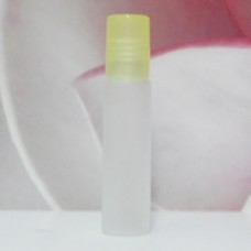 Roll-on Glass Bottle 8 ml Frosted PE Cap: YELLOW LIGHT