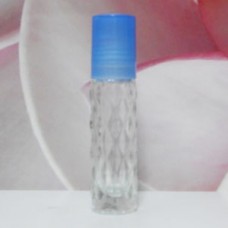Roll-on Glass Bottle 8 ml Mala PE Cap: BLUE