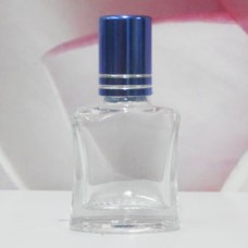 Roll-on Glass Bottle 8 ml Square: BLUE