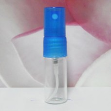 Tube Glass 10 ml Clear with PE Sprayer: BLUE