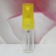 Tube Glass 10 ml Clear with PE Sprayer: YELLOW
