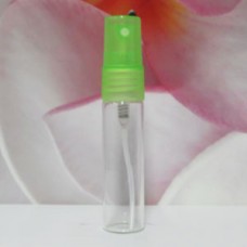 Tube Glass 15 ml Clear with PE Sprayer: LIGHT GREEN