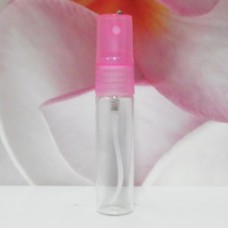 Tube Glass 15 ml Clear with PE Sprayer: PINK