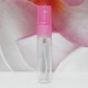 Tube Glass 15 ml Clear with PE Sprayer: PINK