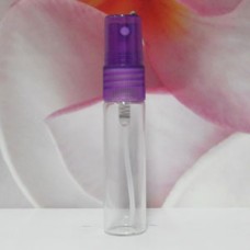 Tube Glass 15 ml Clear with PE Sprayer: PURPLE