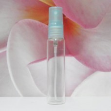 Tube Glass 20 ml Clear with PE Sprayer: LIGHT BLUE