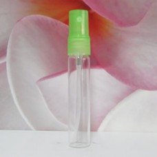 Tube Glass 20 ml Clear with PE Sprayer: LIGHT GREEN