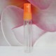 Tube Glass 20 ml Clear with PE Sprayer: ORANGE