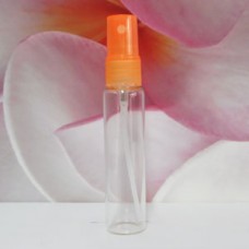 Tube Glass 30 ml Clear with PE Sprayer: ORANGE