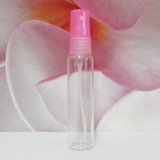 Tube Glass 30 ml Clear with PE Sprayer: PINK