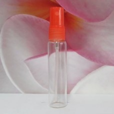 Tube Glass 30 ml Clear with PE Sprayer: RED