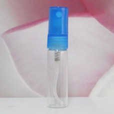 Tube Glass 5 ml Clear with PE Sprayer: BLUE