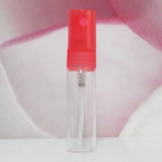 Tube Glass 5 ml Clear with PE Sprayer: RED
