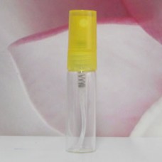 Tube Glass 5 ml Clear with PE Sprayer: YELLOW